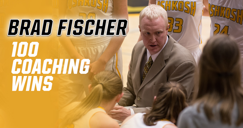 Brad Fischer earned his 100th victory in just 124 games as head coach of the Titans.