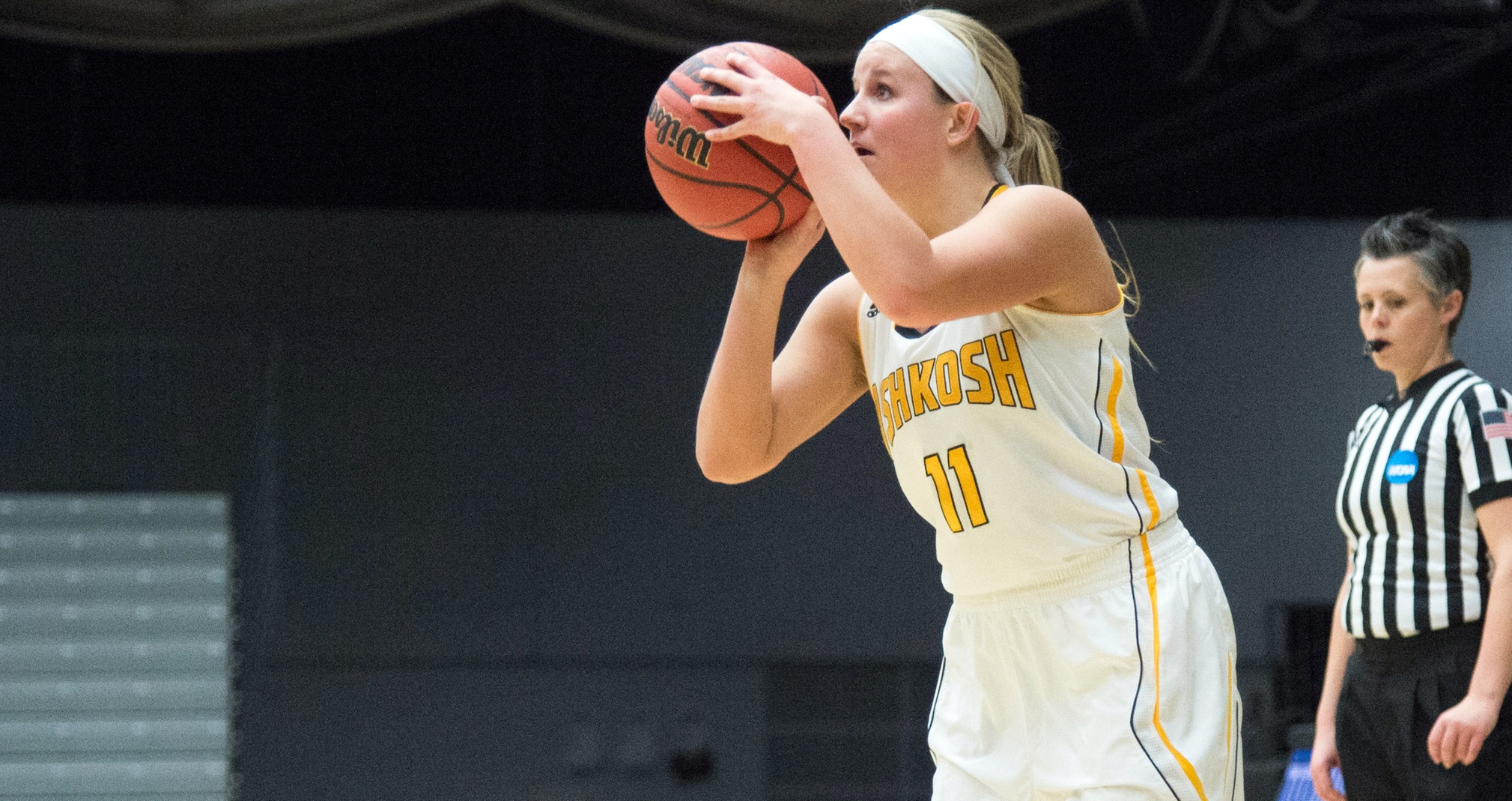 Emma Melotik converted 5 of 8 3-point shots against the Knights to match a career high with 15 points.