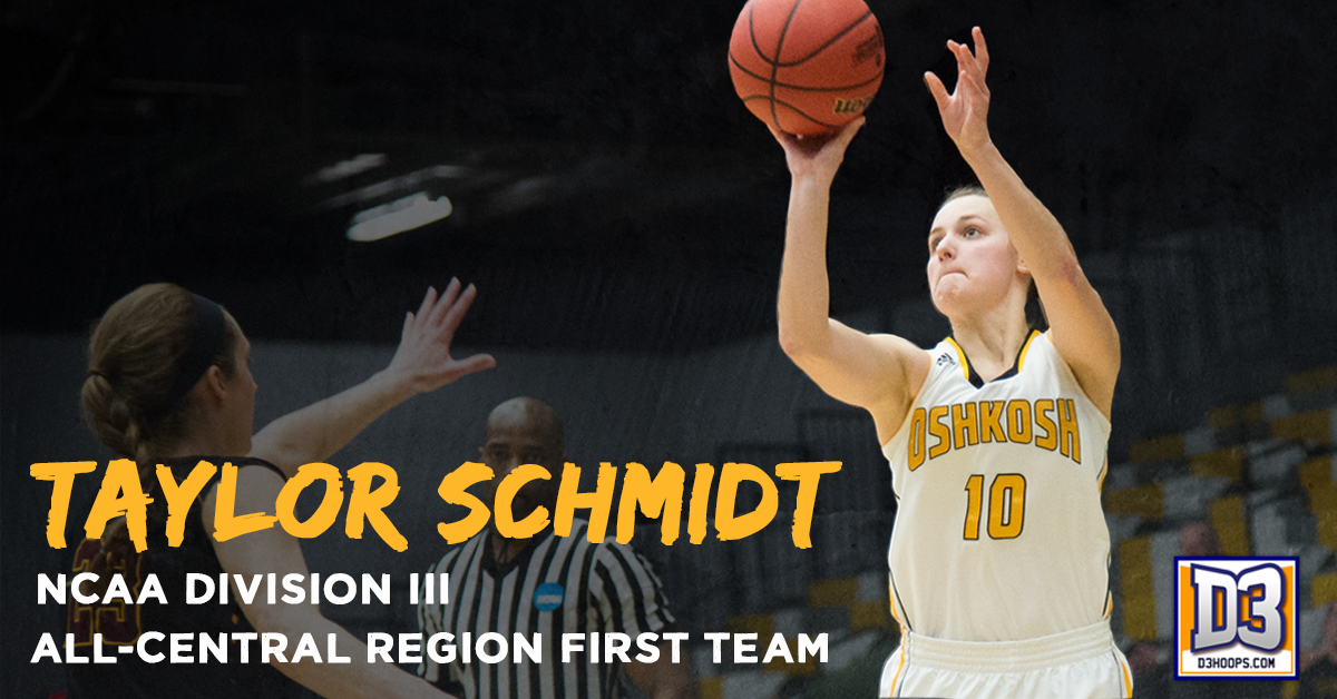 Schmidt Collects Third All-Region Award