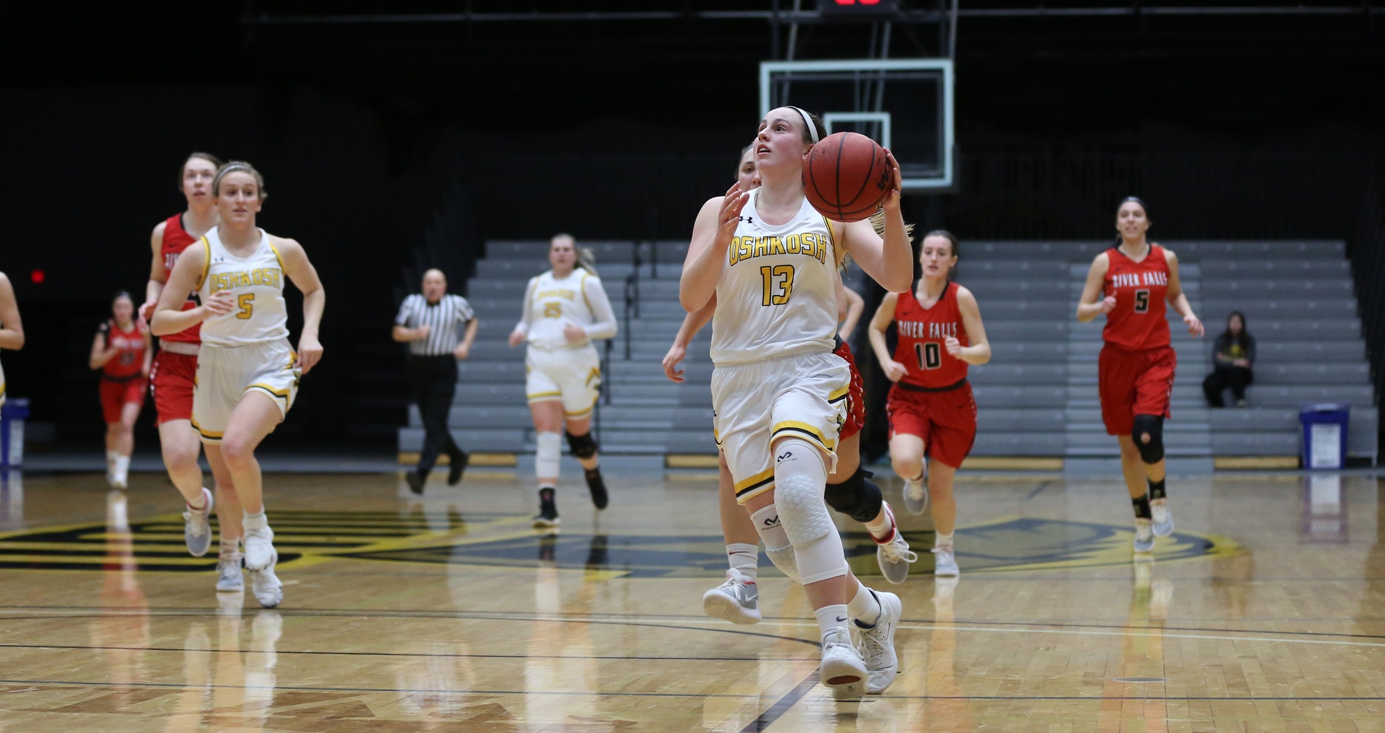Katie Ludwig scored a career-high 23 points against the Falcons by making 6 of 7 shots from the field all eight free throws.
