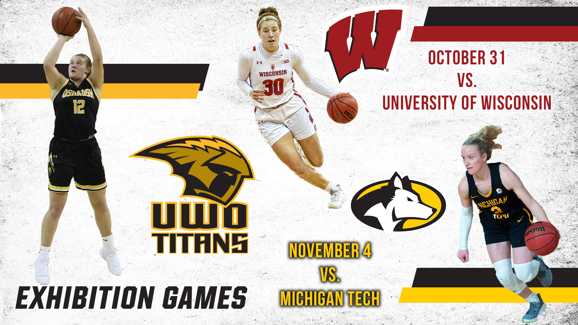 Titans To Play Basketball Exhibitions Against Division I Badgers, Division II Huskies