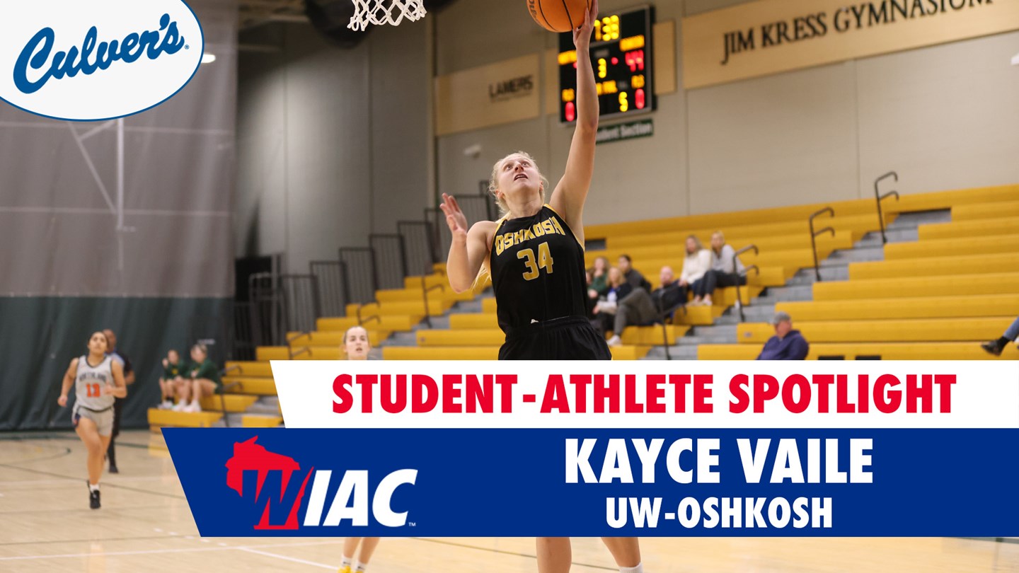 WIAC Student-Athlete Spotlight: Kayce Vaile