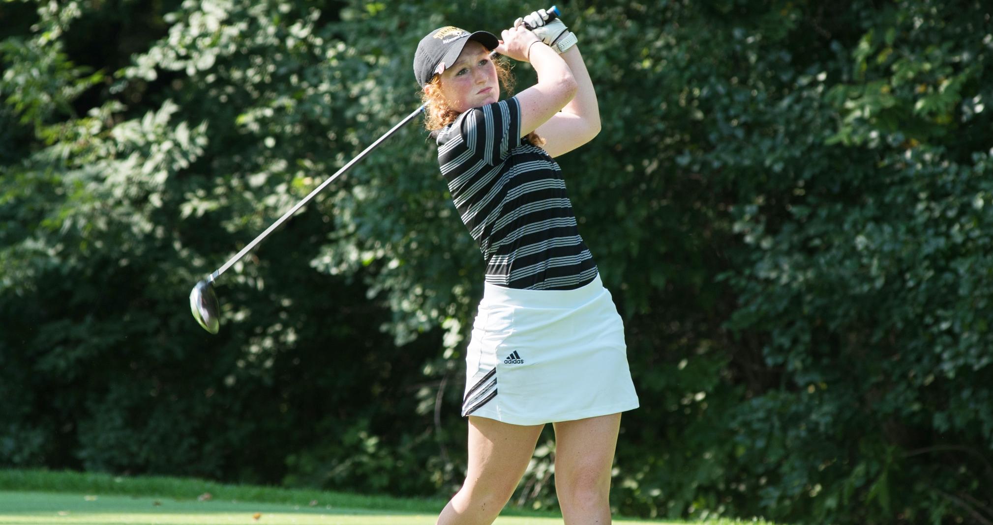 Micayla Richards counted 169 strokes over 36 holes to finish 68th at the Kathy Niepagen Spring Fling.