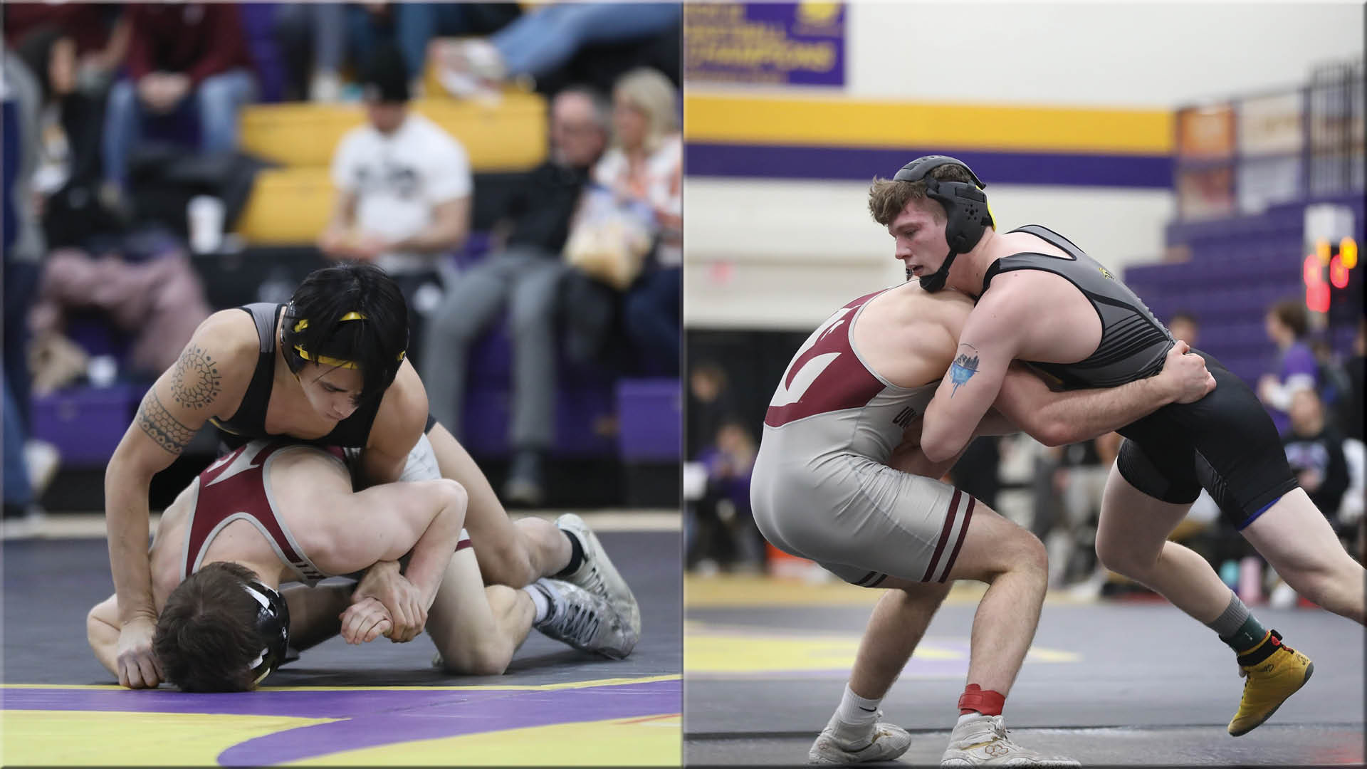 Valdez (Left) and Yineman (Right) compete in early matches at the WIAC Championship 

Photo Credit: Steve Frommell