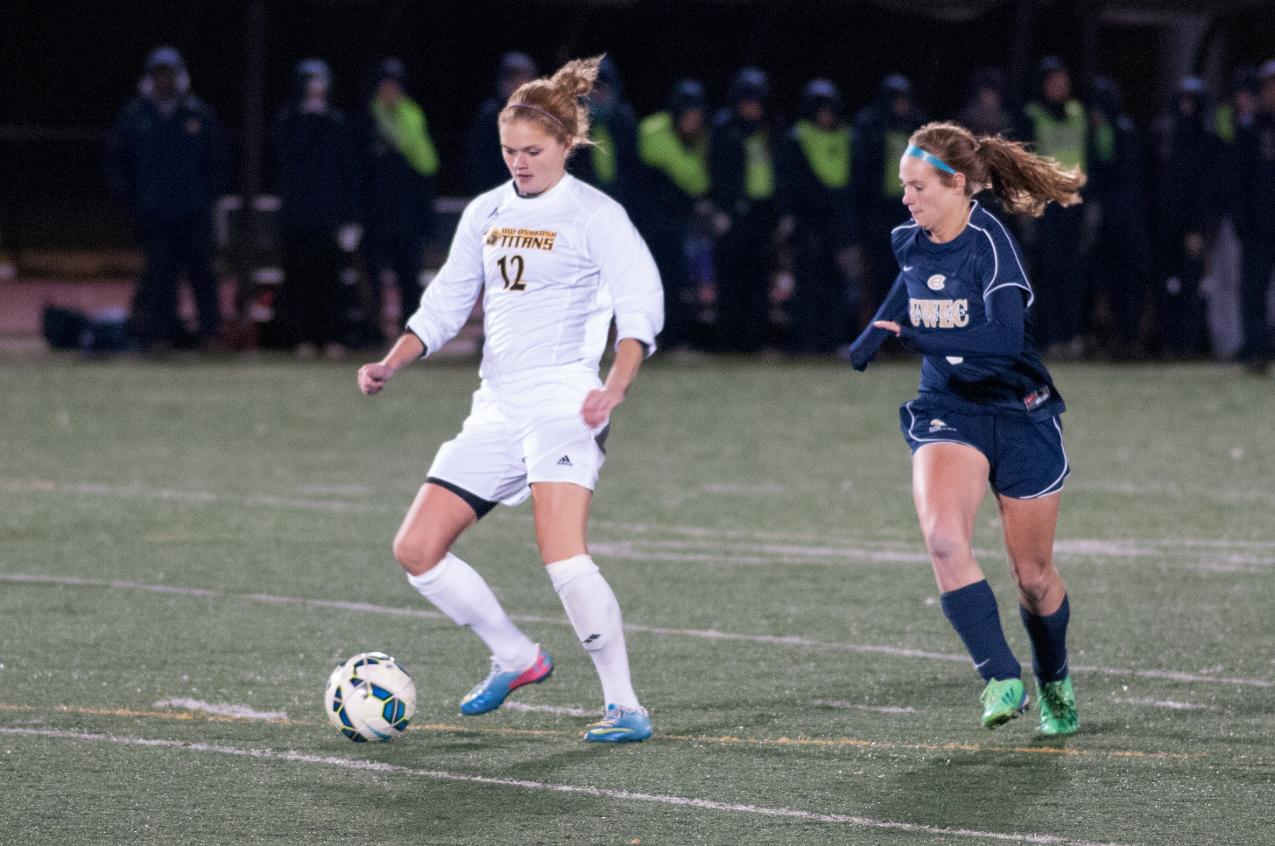 Nikki Mann anchored a defensive backfield that held the Blugolds to just three shots on goal.