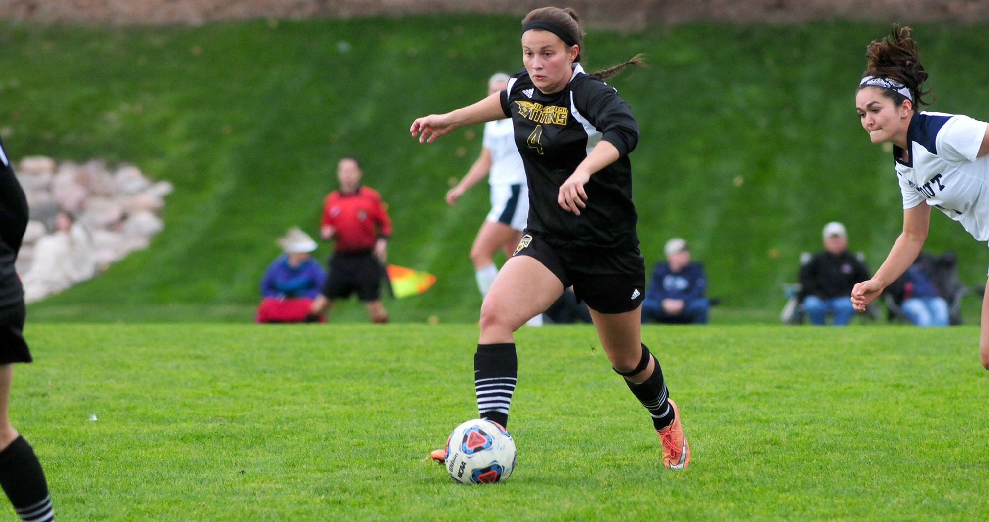 Toria Koch assisted on Ashley Baalke's goal during the 22nd minute of play.