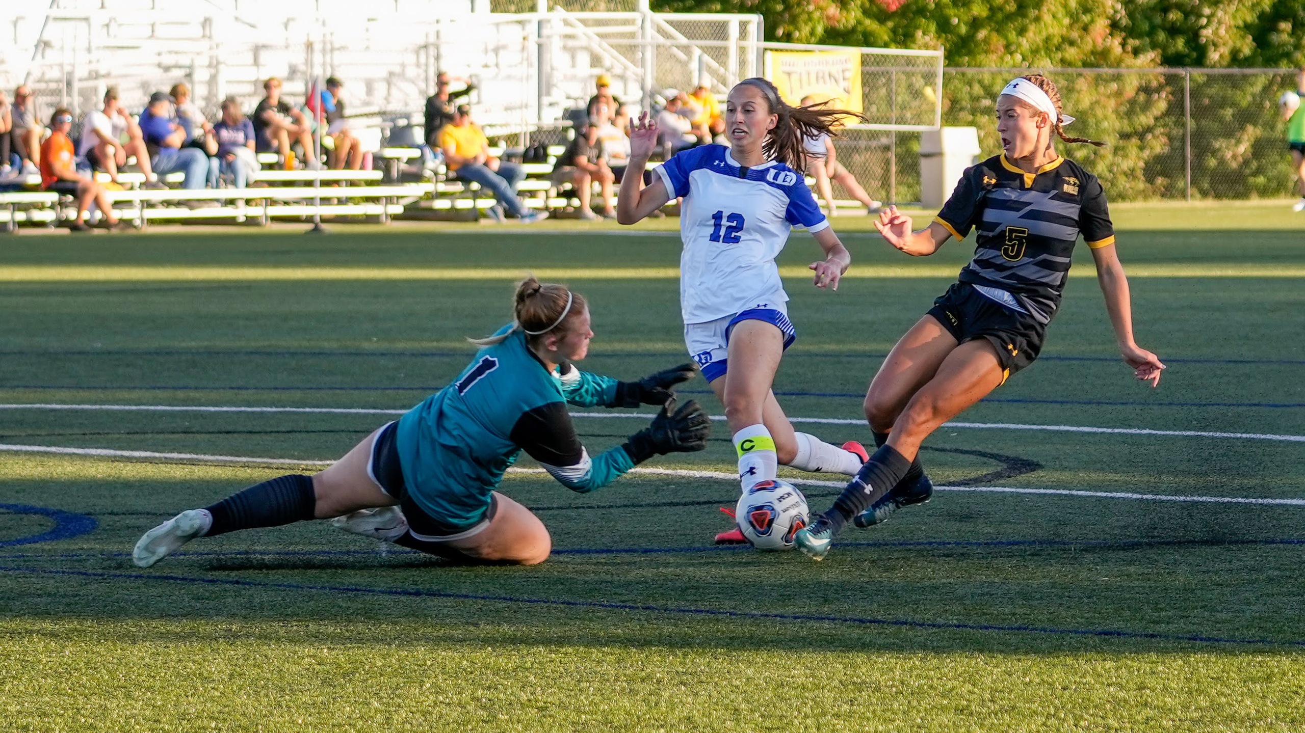 Alayna Clark's first career goal was a match winner for the Titans.