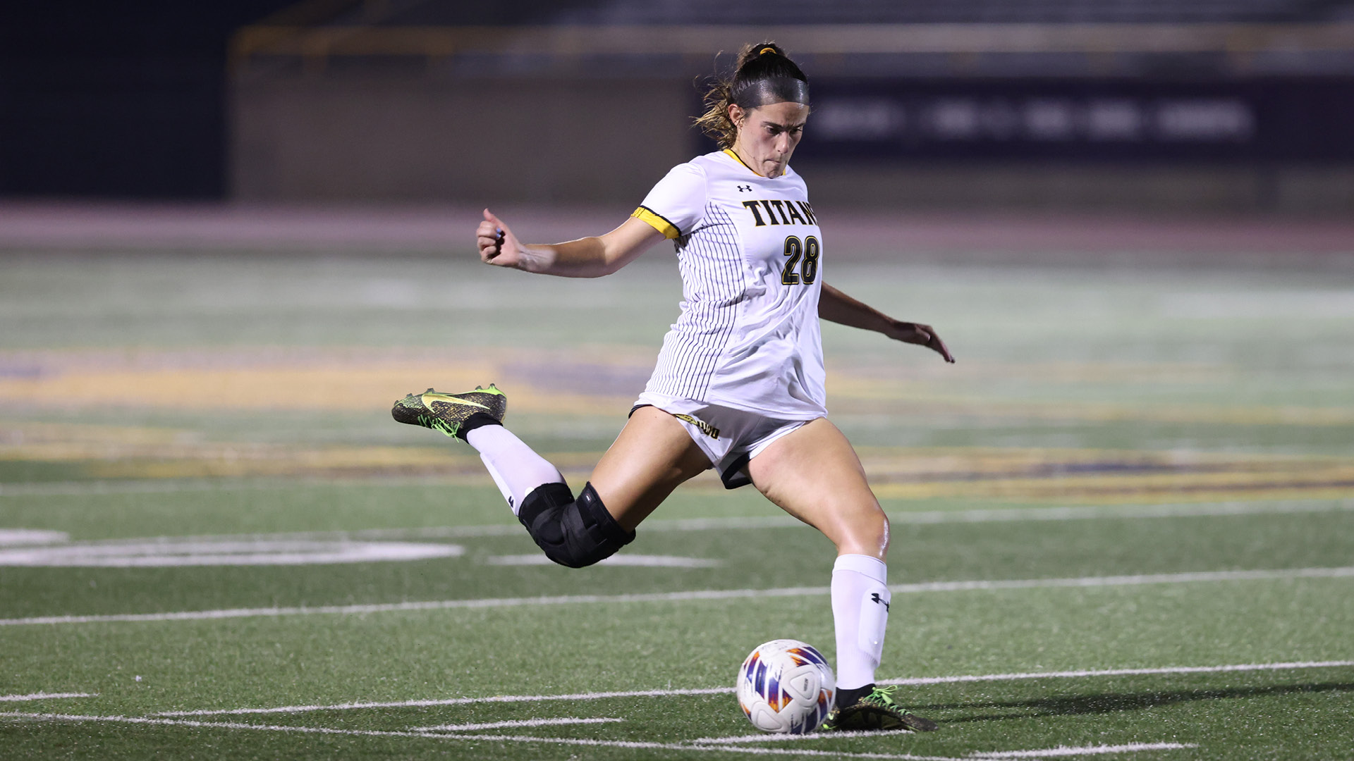 Kate Whitney scored the Titans' goal on a free kick in the 11th minute