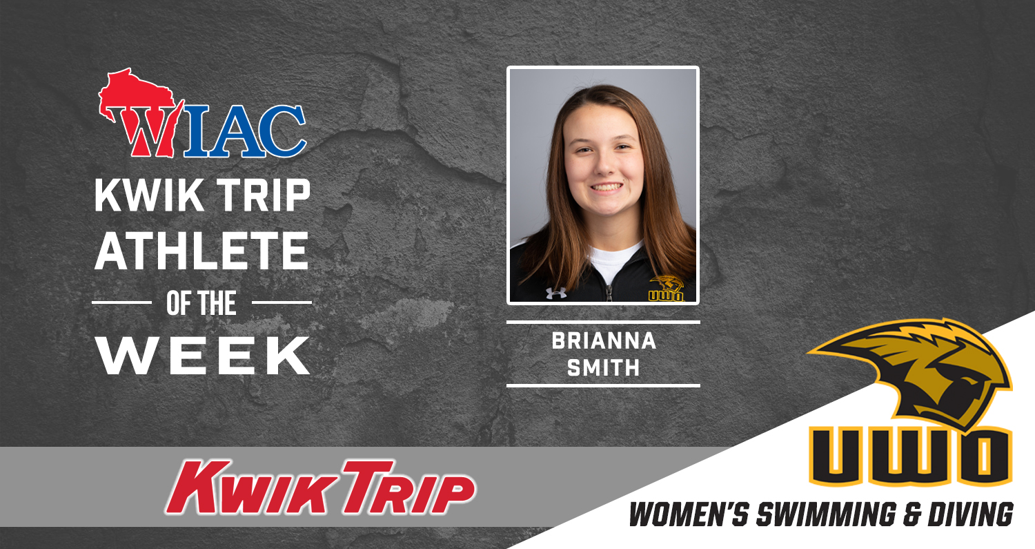 Smith Named WIAC Swimming Athlete Of The Week