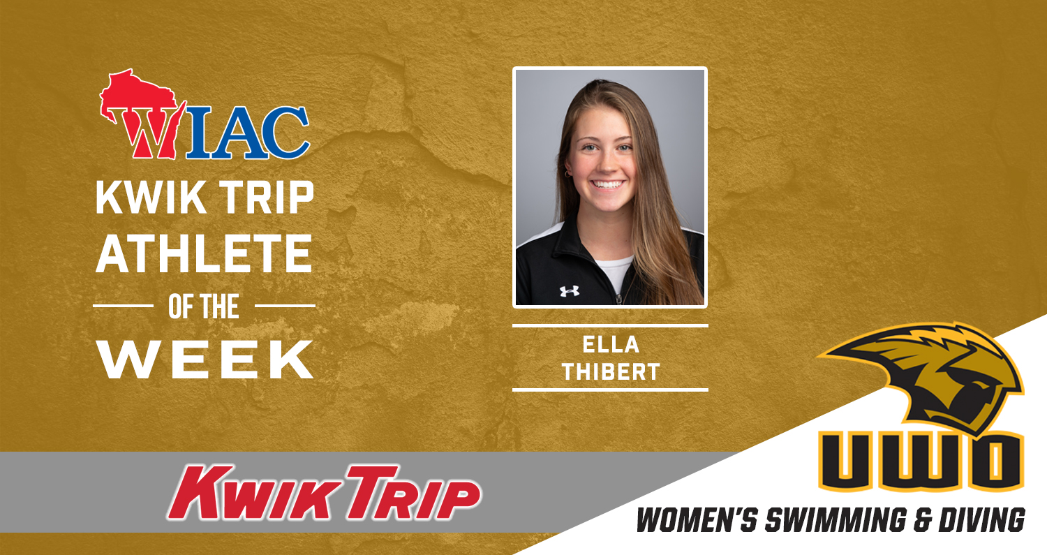 WIAC Selects Thibert As Diving Athlete Of The Week