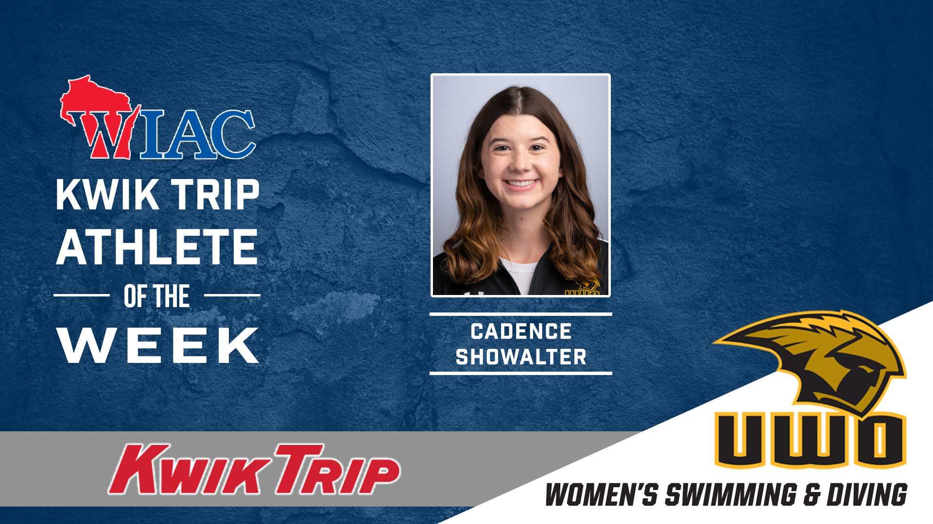 Showalter Named WIAC Swimming Athlete Of The Week