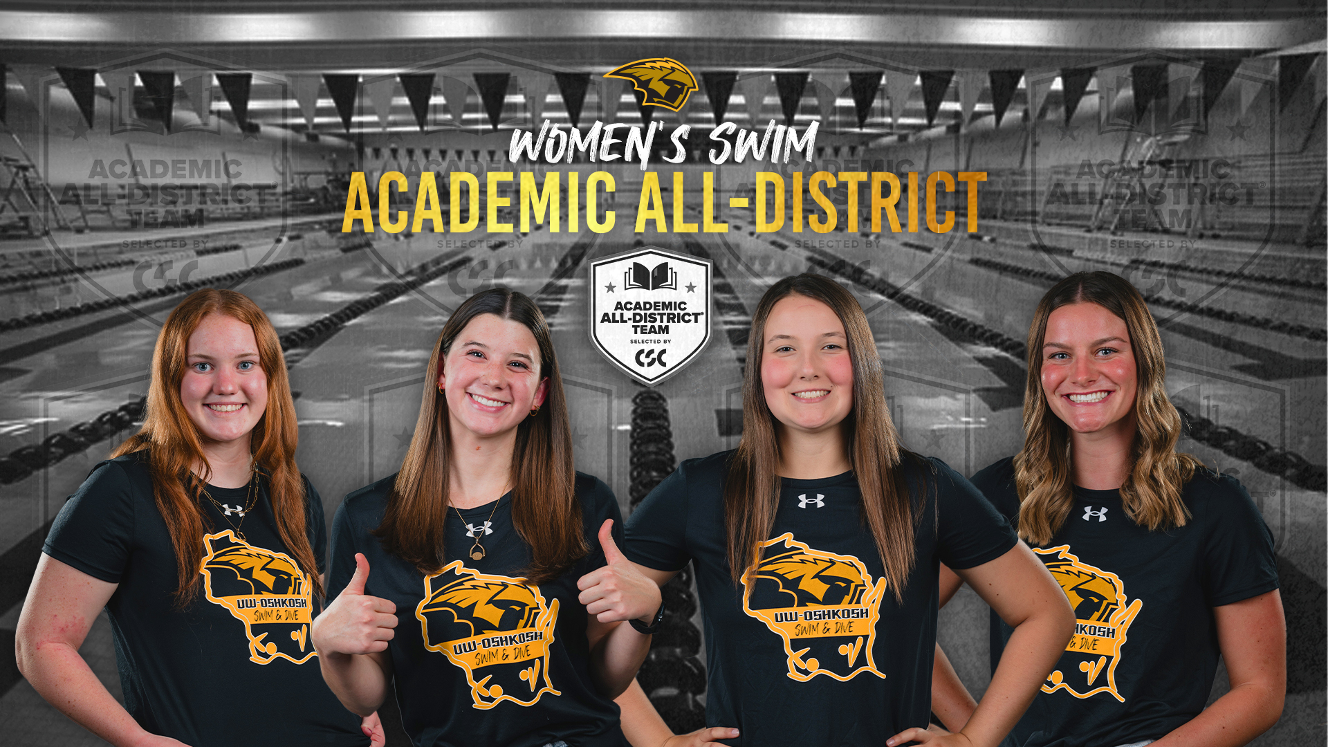 Four Titans Named CSC Academic All-District