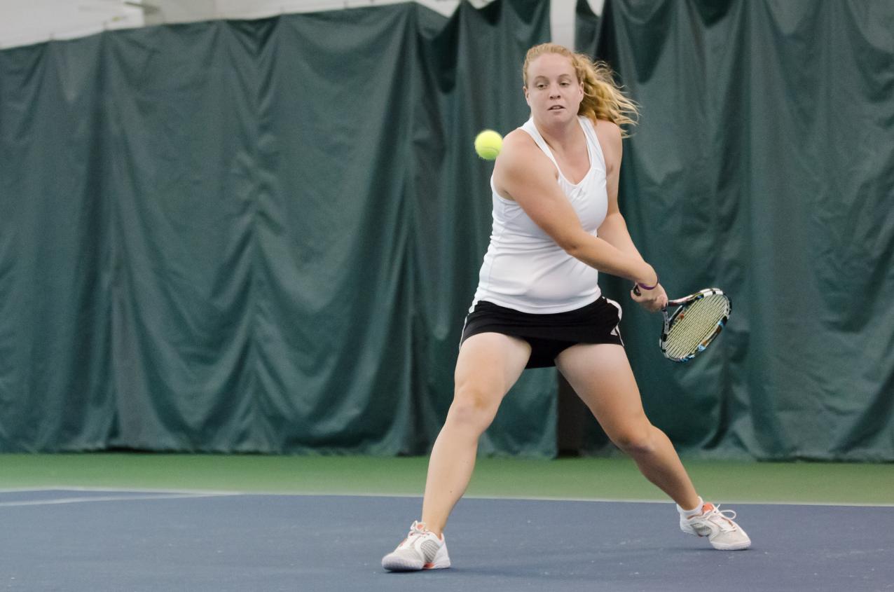 Morgan Counts went unbeaten at No. 2 singles and doubles