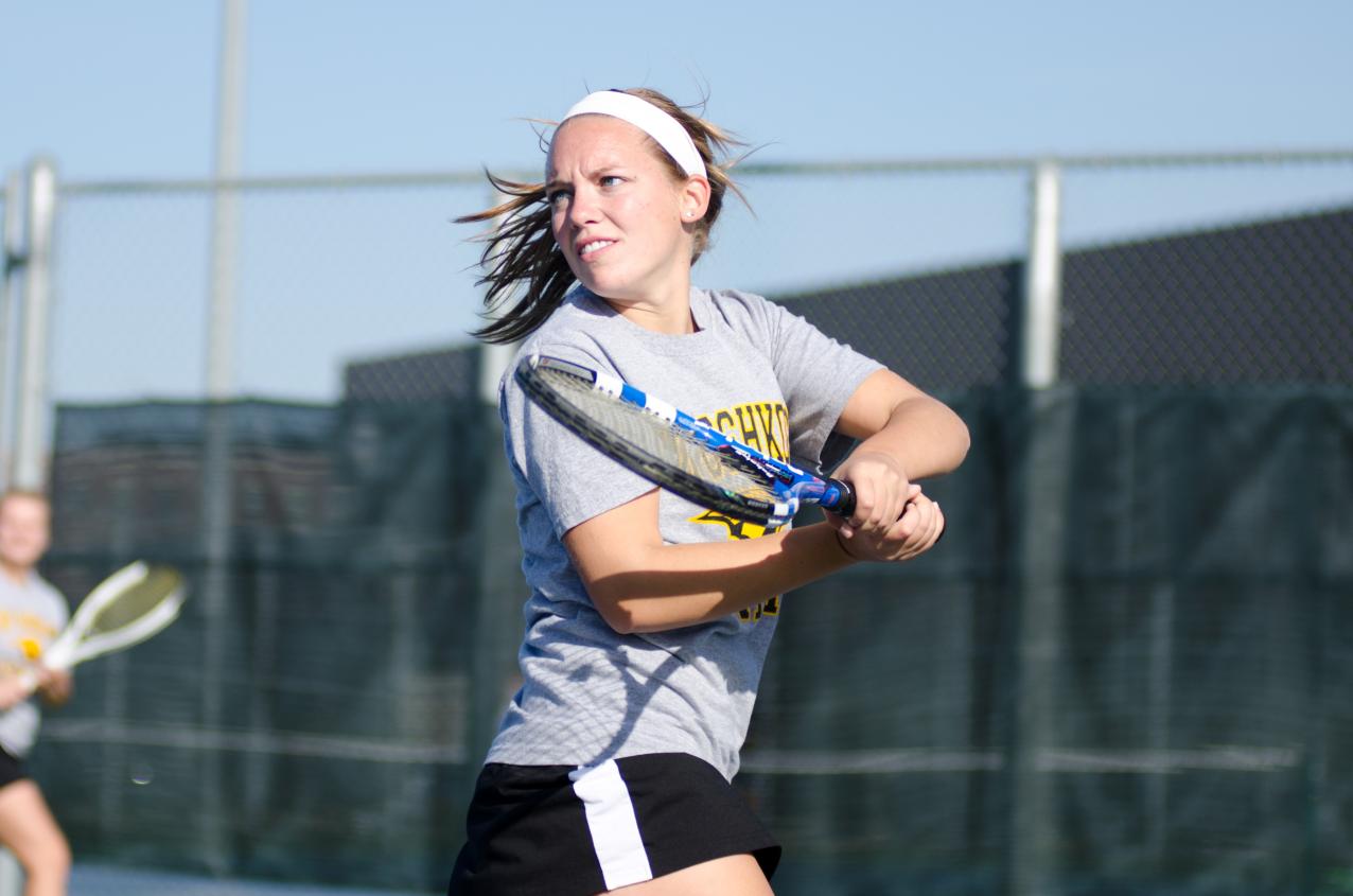 The Titans' Karlie Laveau improved to 9-1 with her win at No. 6 singles