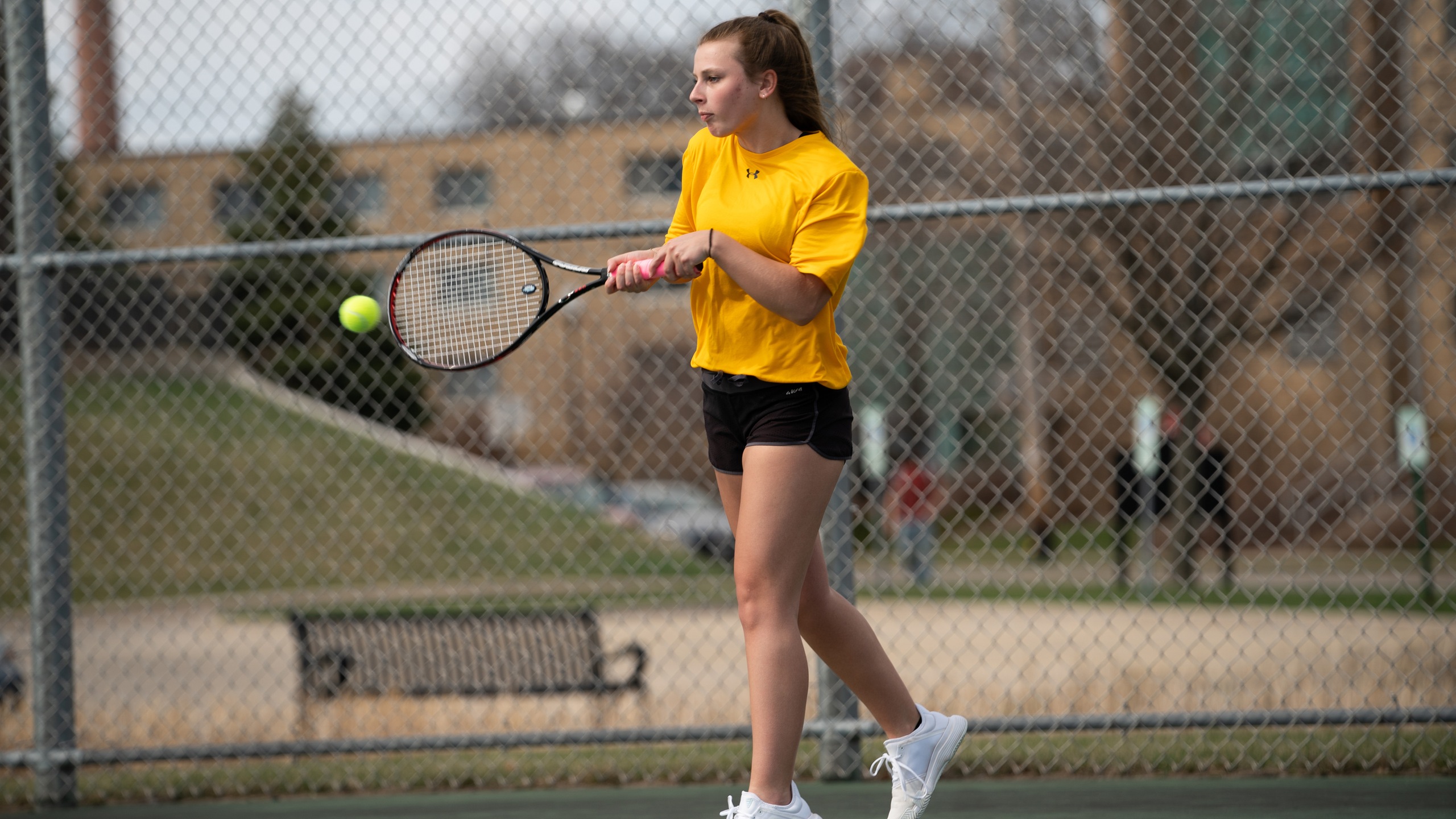 Maddie Toboyek earned wins for the Titans at No. 2 singles and No. 1 doubles against UW-Stout.