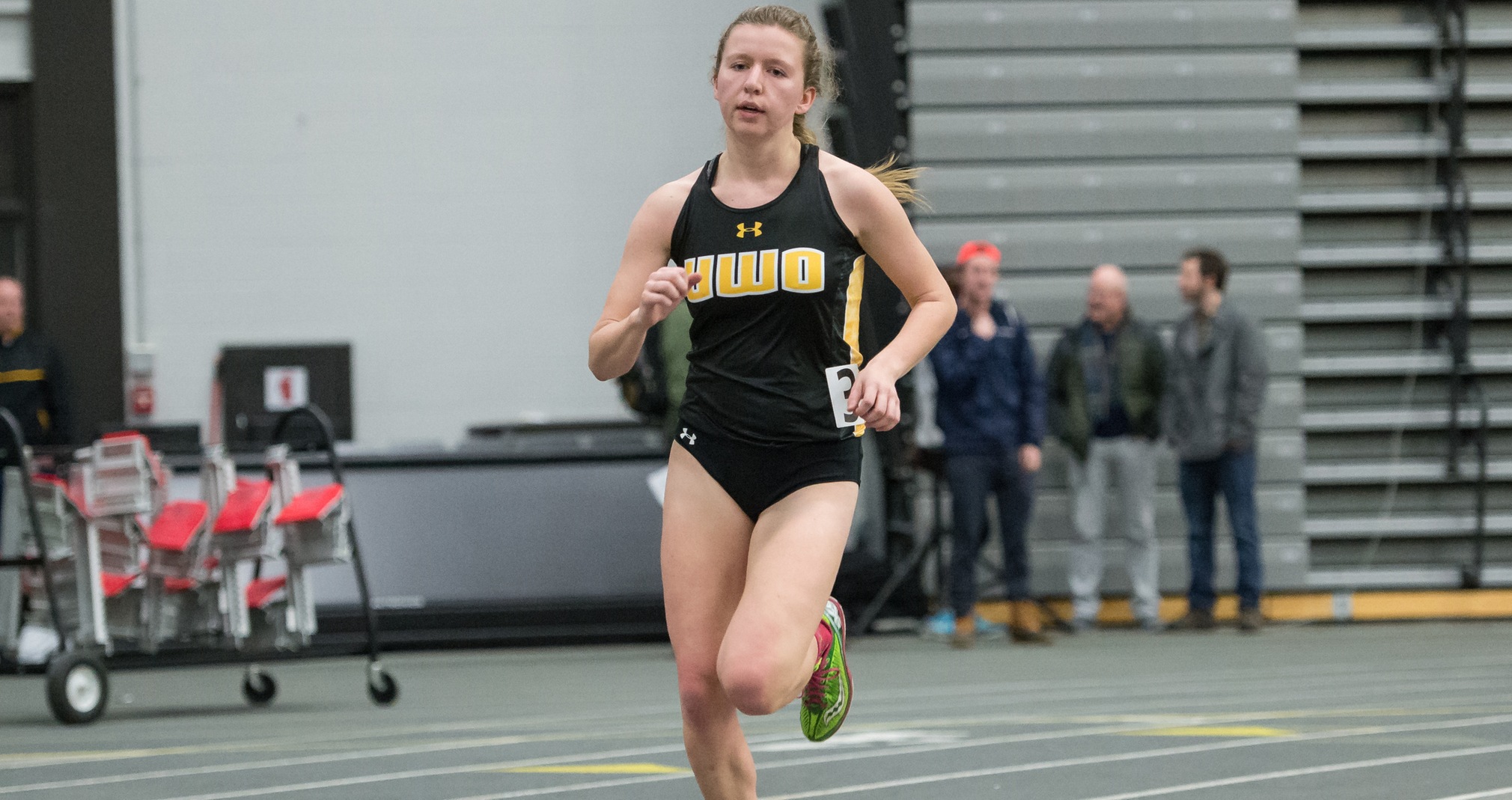 Ashton Keene finished second in the mile run at the Tadd Metzger Invitational.