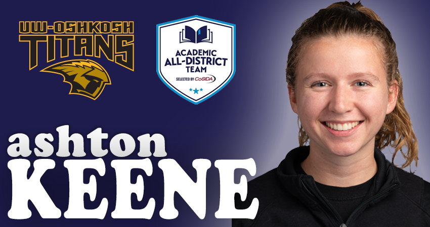 Keene Receives CoSIDA Academic All-District Accolades