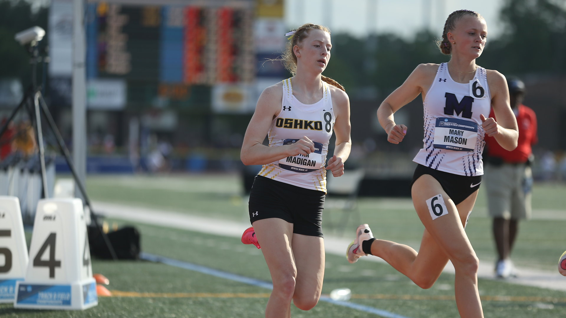 Cyna Madigan earned her second 800-meter run All-America medal with a sixth place time of 2:10.99. Photo Credit: D3photography.com