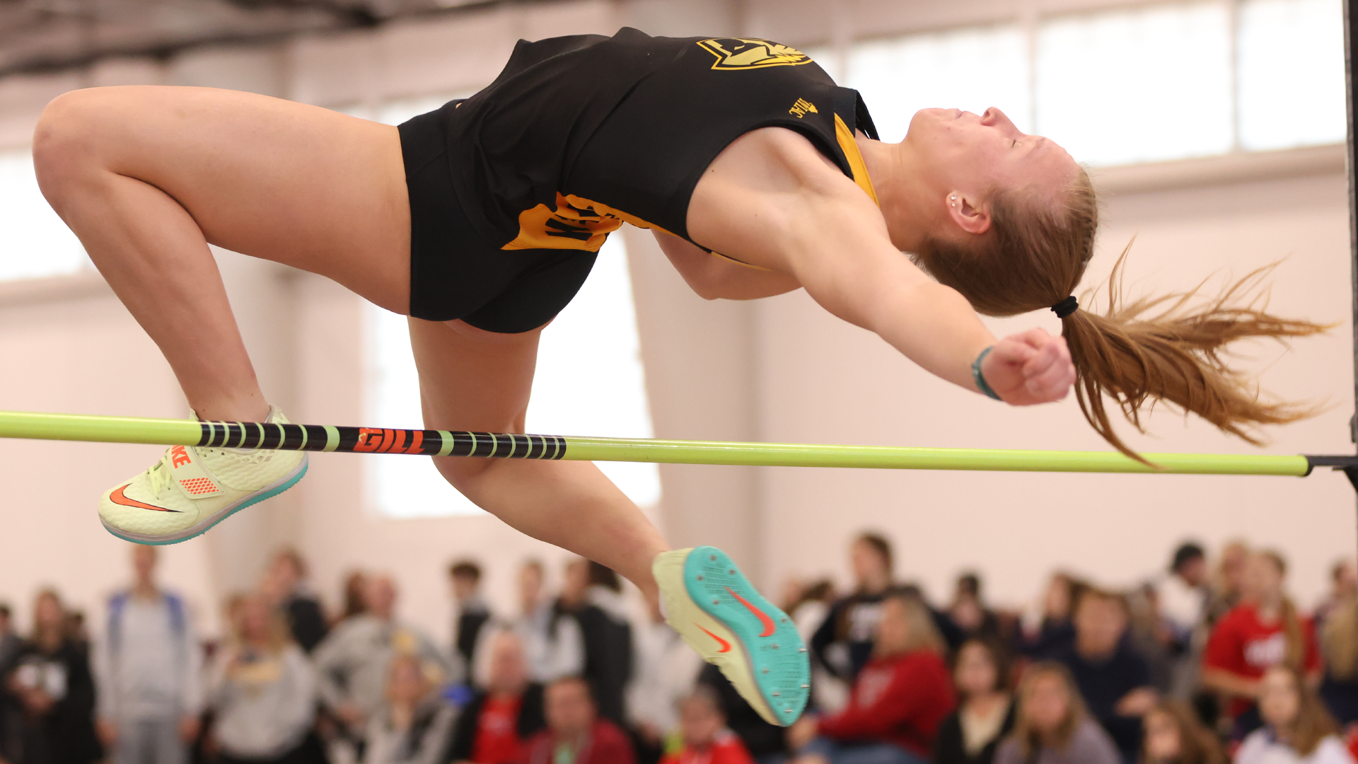 Megan Hunt won the high jump and took third in the 60-meter hurdles in the Ripon College Winter Open on Saturday
