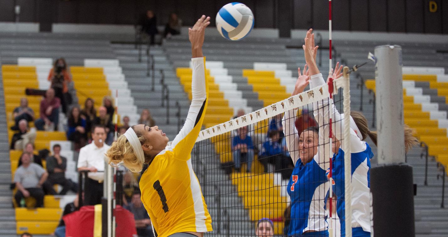Nerissa Vogt led UW-Oshkosh to its season-opening victories by marking 22 kills and a hitting percentage of .422.
