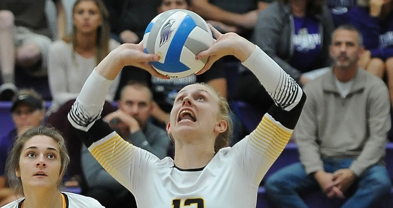 Emma Kiekhofer led the Titans with 13 assists and three service aces against the Warhawks.
