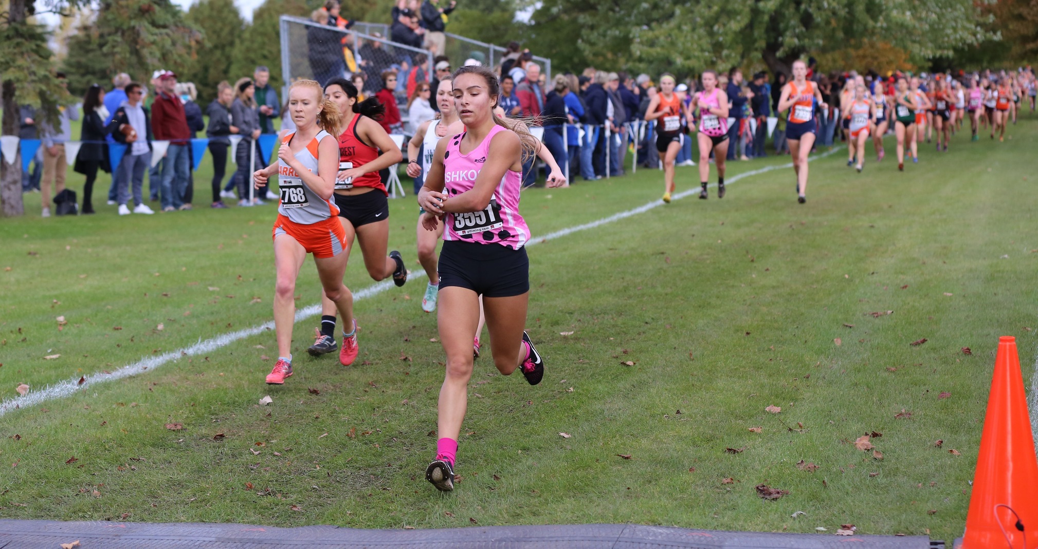 Amanda Van Den Plas finished 51st among the 419 runners at the Kollege Town Sports Invitational.
